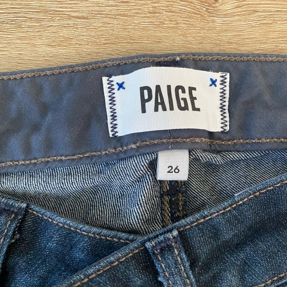 Paige skinny dark jeans
